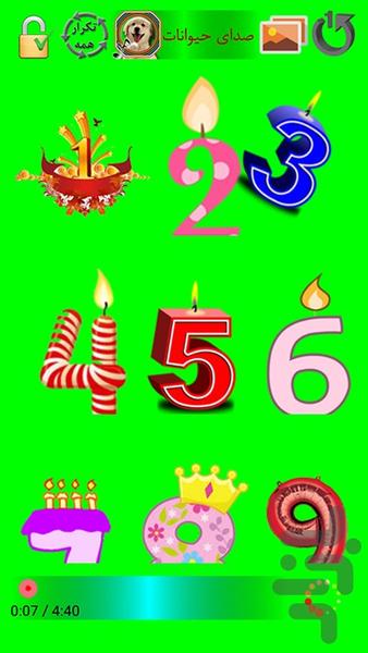 ترانه و آهنگ شاد جشن تولد - عکس بازی موبایلی اندروید