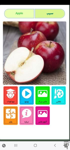 خانم انبه | آموزش میوه ها - عکس بازی موبایلی اندروید
