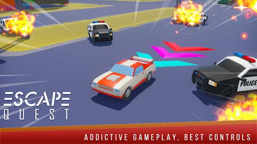 Escape Quest: Police Car Chase - Image screenshot of android app