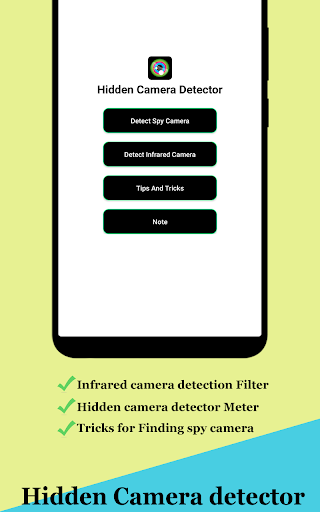 Hidden camera detector - Spy c - عکس برنامه موبایلی اندروید