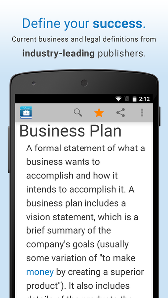 Business Dictionary by Farlex - Image screenshot of android app