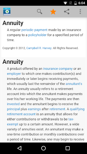 Financial Dictionary by Farlex - Image screenshot of android app