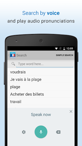 French Dictionary & Thesaurus - Image screenshot of android app