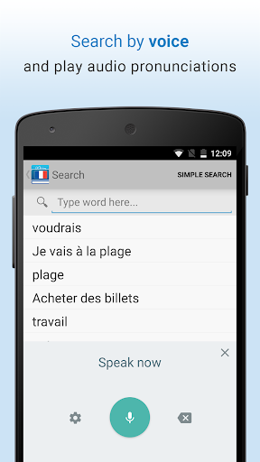 French Dictionary & Thesaurus - عکس برنامه موبایلی اندروید