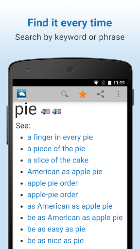 Idioms and Slang Dictionary - عکس برنامه موبایلی اندروید