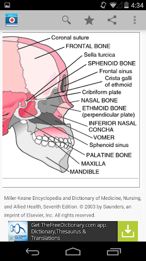 Medical Dictionary by Farlex - Image screenshot of android app