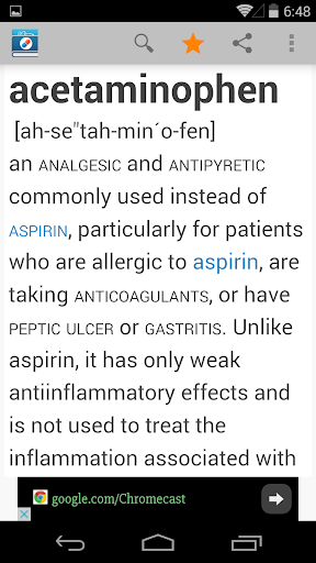 Medicine Dictionary by Farlex - Image screenshot of android app