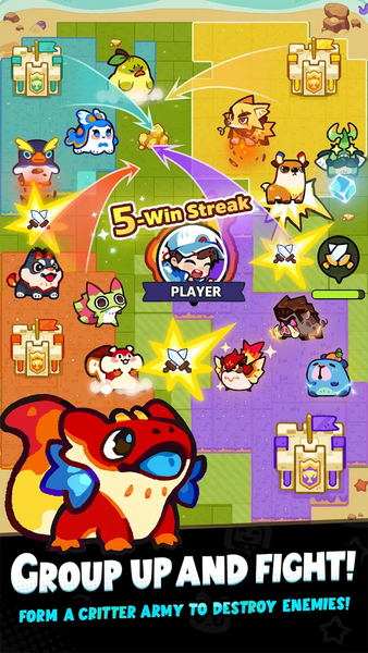 Clash of Critters - Gameplay image of android game