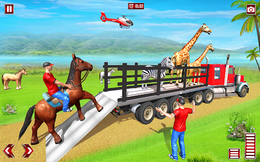 Farm Animals Transport Truck - Gameplay image of android game