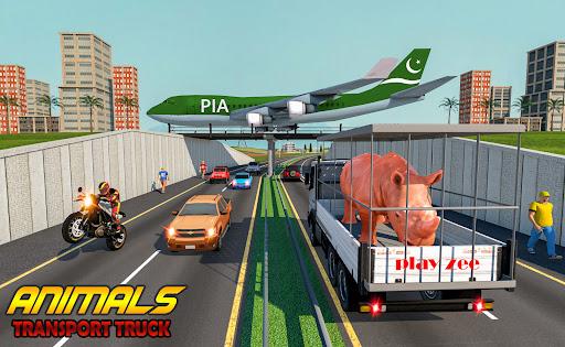 Farm Animals Transport Truck - Gameplay image of android game