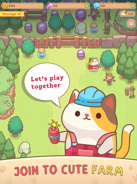 Farmer Cat: Idle Merger Tycoon - عکس بازی موبایلی اندروید