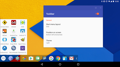 Taskbar - Image screenshot of android app