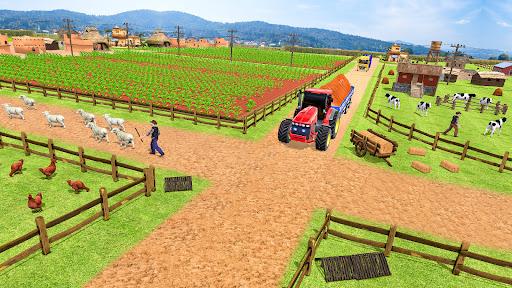 Tractor Driving Tractor Game - عکس بازی موبایلی اندروید