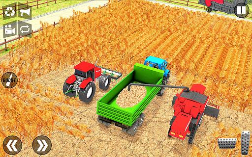 Real Tractor Driving Simulator - Farming Game 2020 - Image screenshot of android app