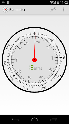 Barometer - عکس برنامه موبایلی اندروید