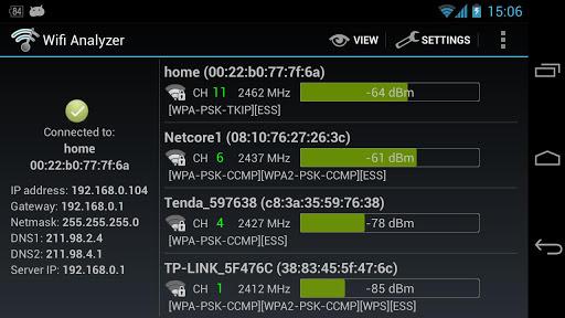 Wifi Analyzer - Image screenshot of android app
