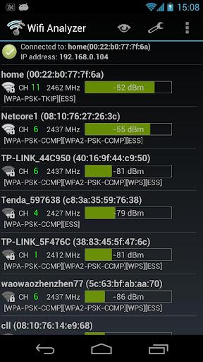 Wifi Analyzer - Image screenshot of android app