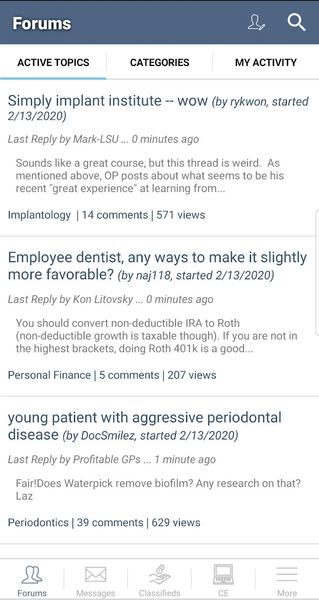 Dentaltown - عکس برنامه موبایلی اندروید