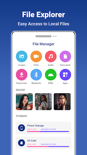 File Explorer: Manager & Clean - عکس برنامه موبایلی اندروید