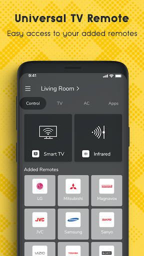 Remote Control for TV - AC - Image screenshot of android app