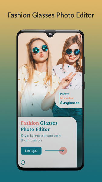 Fashion Glasses Photo Editor - عکس برنامه موبایلی اندروید