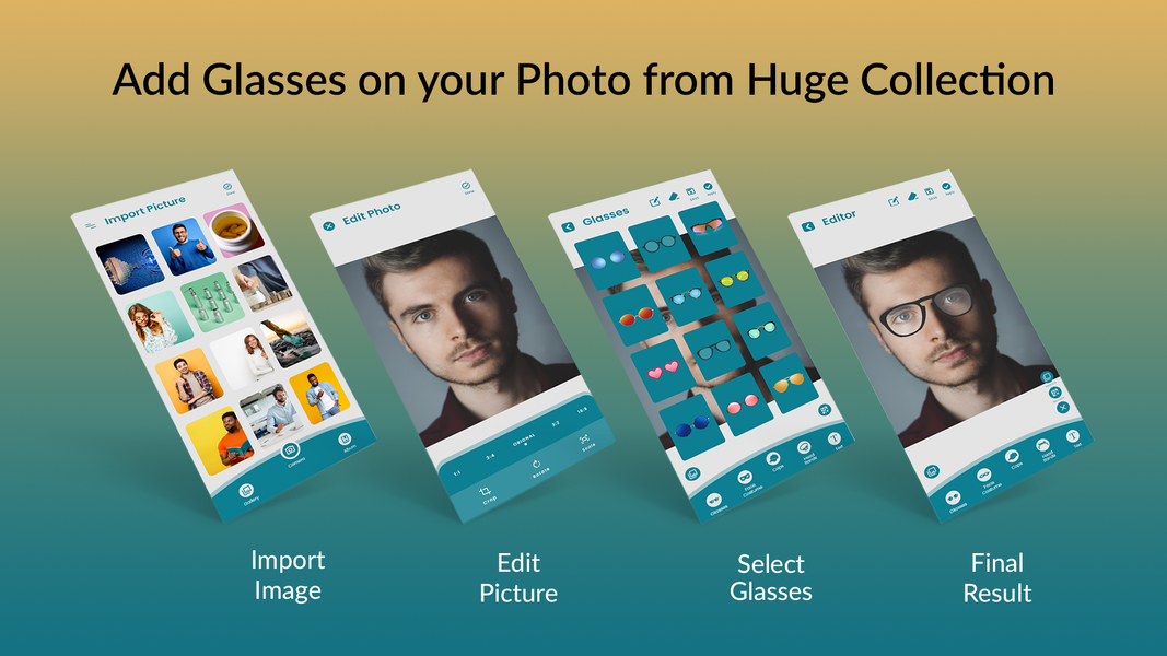 Fashion Glasses Photo Editor - Image screenshot of android app
