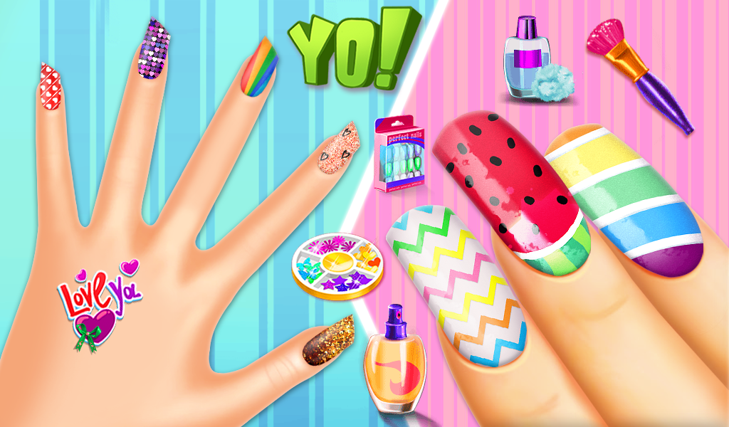 Acrylic Nails Games for Girls - عکس بازی موبایلی اندروید