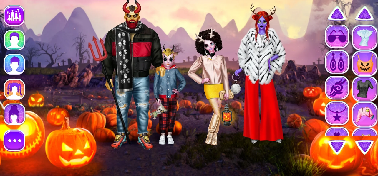 Monsters Dress Up Games - Image screenshot of android app