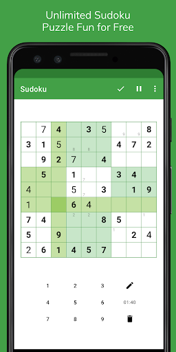 Sudoku - Gameplay image of android game