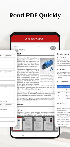 Fast PDF Reader & Viewer - عکس برنامه موبایلی اندروید