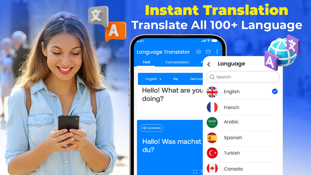 Go Translate All Languages - عکس برنامه موبایلی اندروید