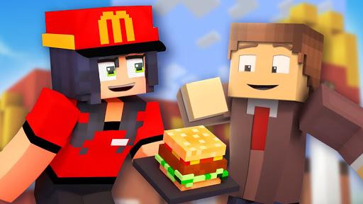 Mod of McDonald's in Minecraft - Image screenshot of android app