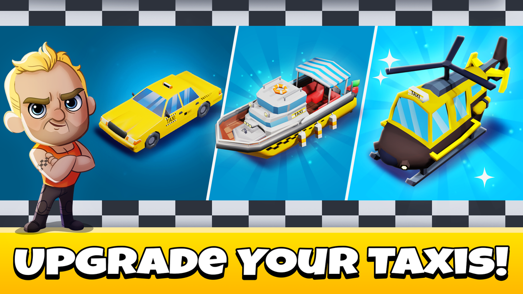 Idle Taxi Tycoon - Gameplay image of android game
