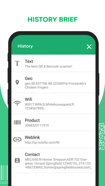 Fast QR & Barcode Scanner - عکس برنامه موبایلی اندروید