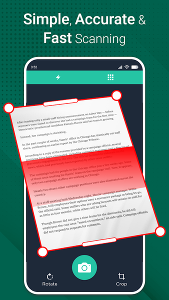 Fast Document Scanner PDF Read - Image screenshot of android app