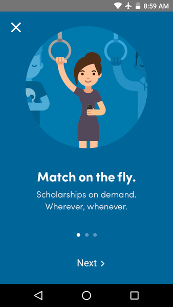 Fastweb College Scholarships - Image screenshot of android app