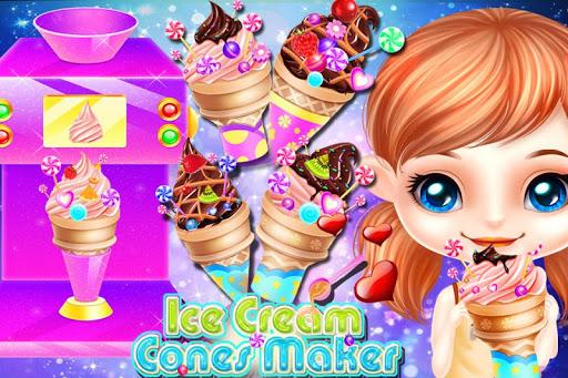 Ice Cream Cones Maker - عکس بازی موبایلی اندروید