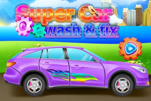 Super Car Wash And Fix - Image screenshot of android app