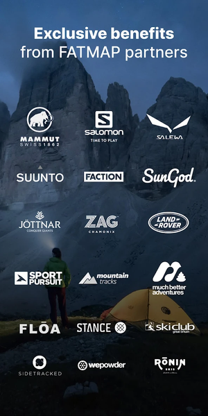 FATMAP: Ski, Hike, Bike - عکس برنامه موبایلی اندروید