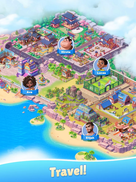 Tasty Travels: Merge Game - عکس بازی موبایلی اندروید