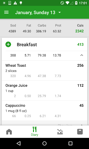 Calorie Counter by FatSecret - کالری شمار فت‌ سکرت - Image screenshot of android app