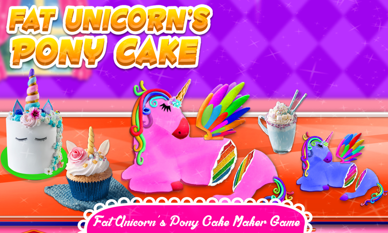 Mr. Fat Unicorn Cooking Smart - Gameplay image of android game