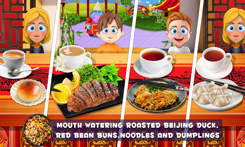 Authentic Chinese Street Food - Gameplay image of android game