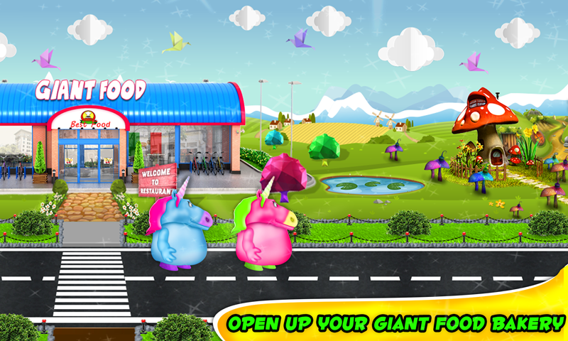 Mr. Fat Unicorn Cooking Game - - Gameplay image of android game