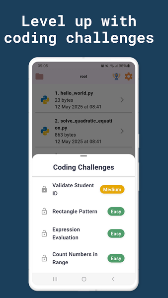 Python - Image screenshot of android app