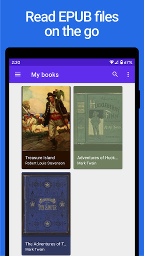 Lithium: EPUB Reader - Image screenshot of android app