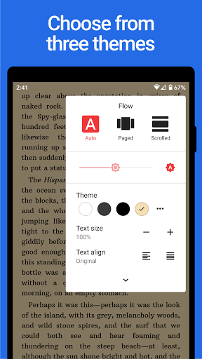Lithium: EPUB Reader - Image screenshot of android app
