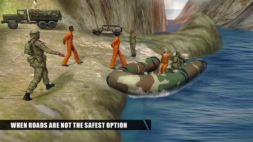 Army Prison Transport Ship Gam - Gameplay image of android game