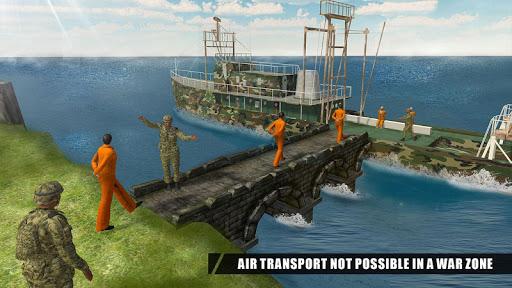 Army Prison Transport Ship Gam - Gameplay image of android game