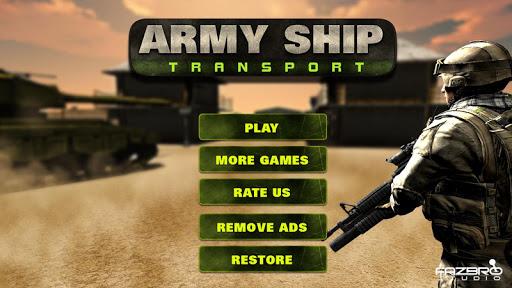 Army Transport Tank Ship Games - عکس بازی موبایلی اندروید